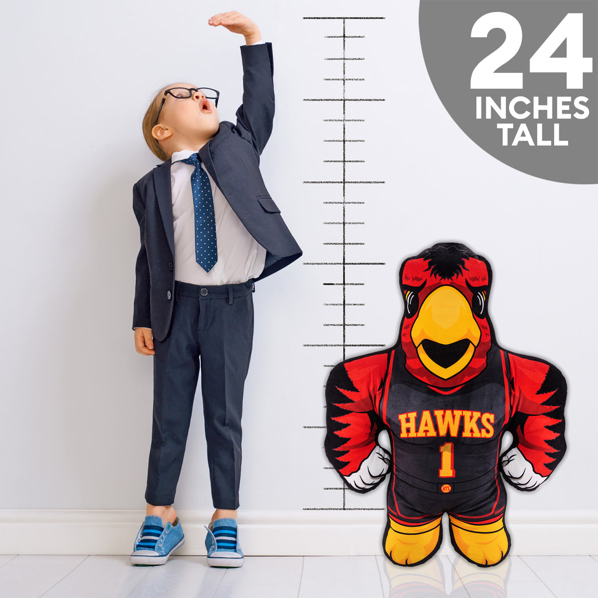 Atlanta Hawks Harry the Hawk 24&quot; Mascot Bleacher Buddy