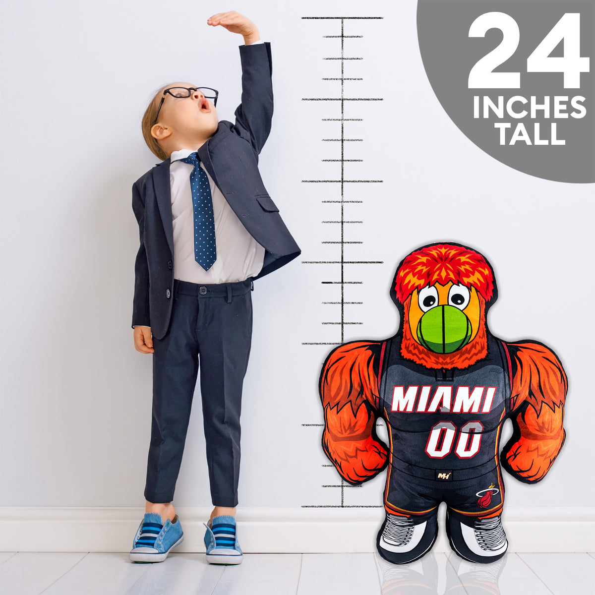 Miami Heat Burnie 24&quot; Mascot Bleacher Buddy