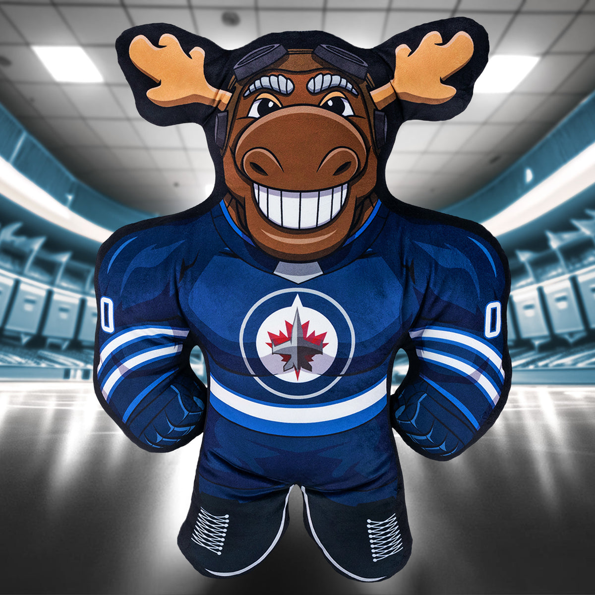 Winnipeg Jets Mick E. Moose 24&quot; Mascot Bleacher Buddy