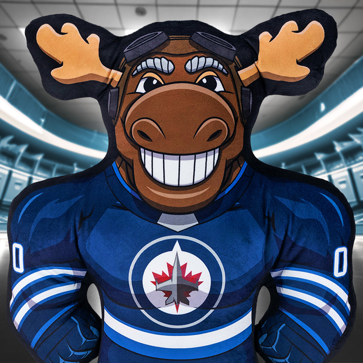 Winnipeg Jets Mick E. Moose 24&quot; Mascot Bleacher Buddy