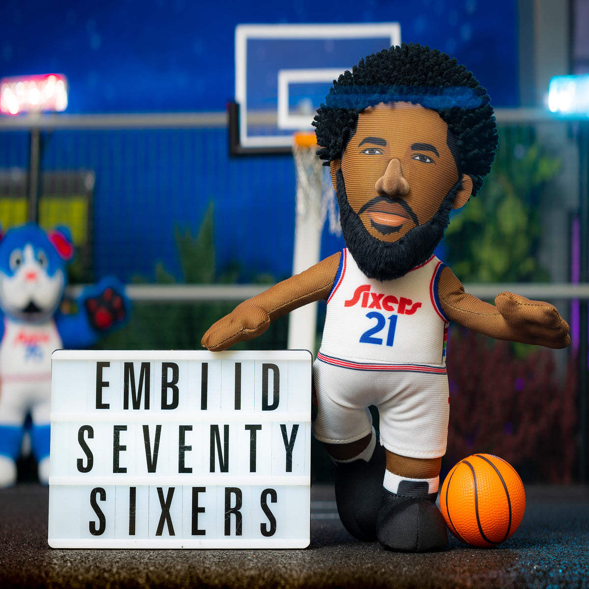 Philadelphia 76ers Joel Embiid 10&quot; Plush Figure (City Edition &#39;24-&#39;25)