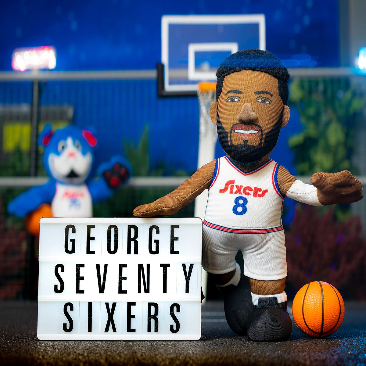 Philadelphia 76ers Paul George 10&quot; Plush Figure (City Edition &#39;24-&#39;25)