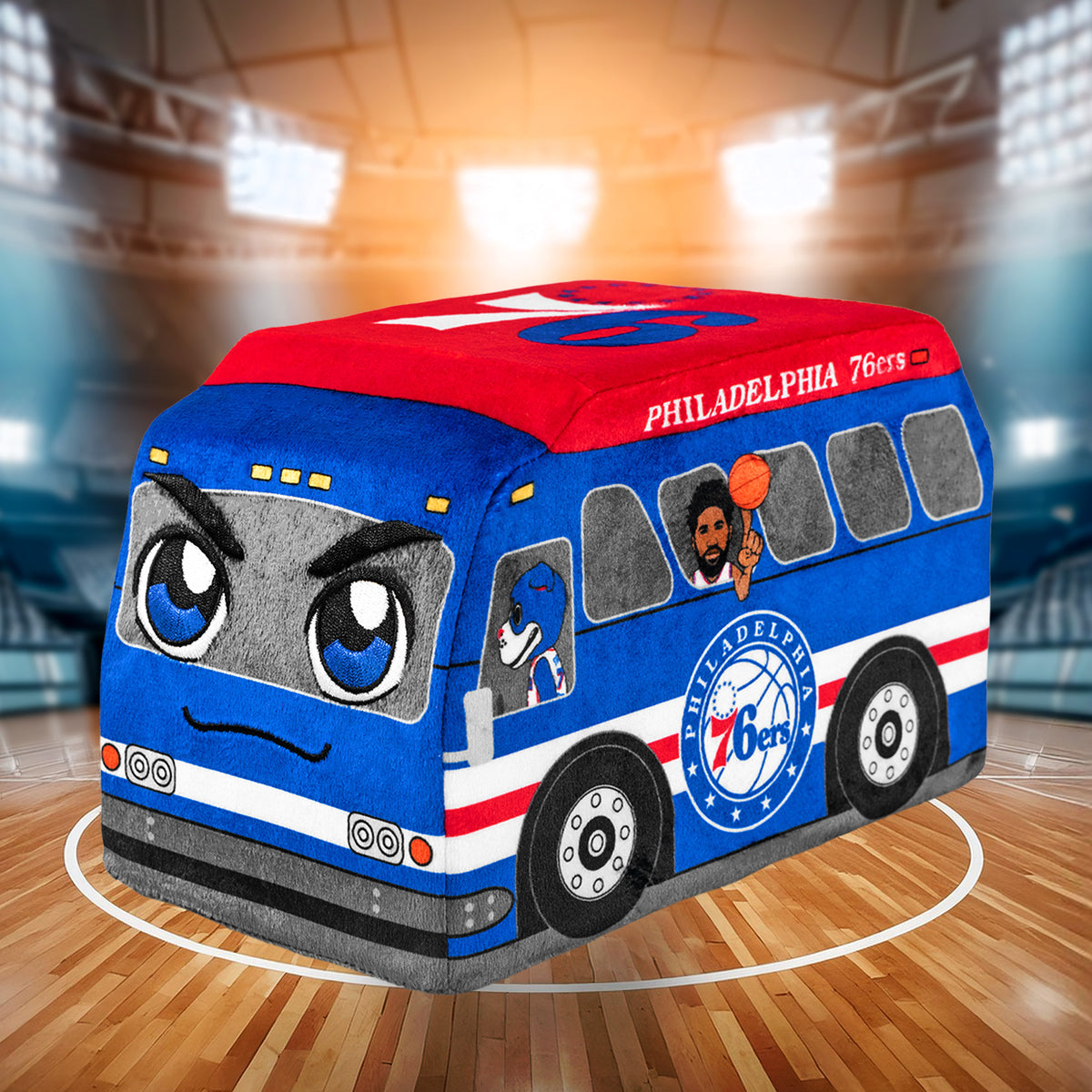 Philadelphia 76ers Team Bus 8&quot; Kuricha Plush