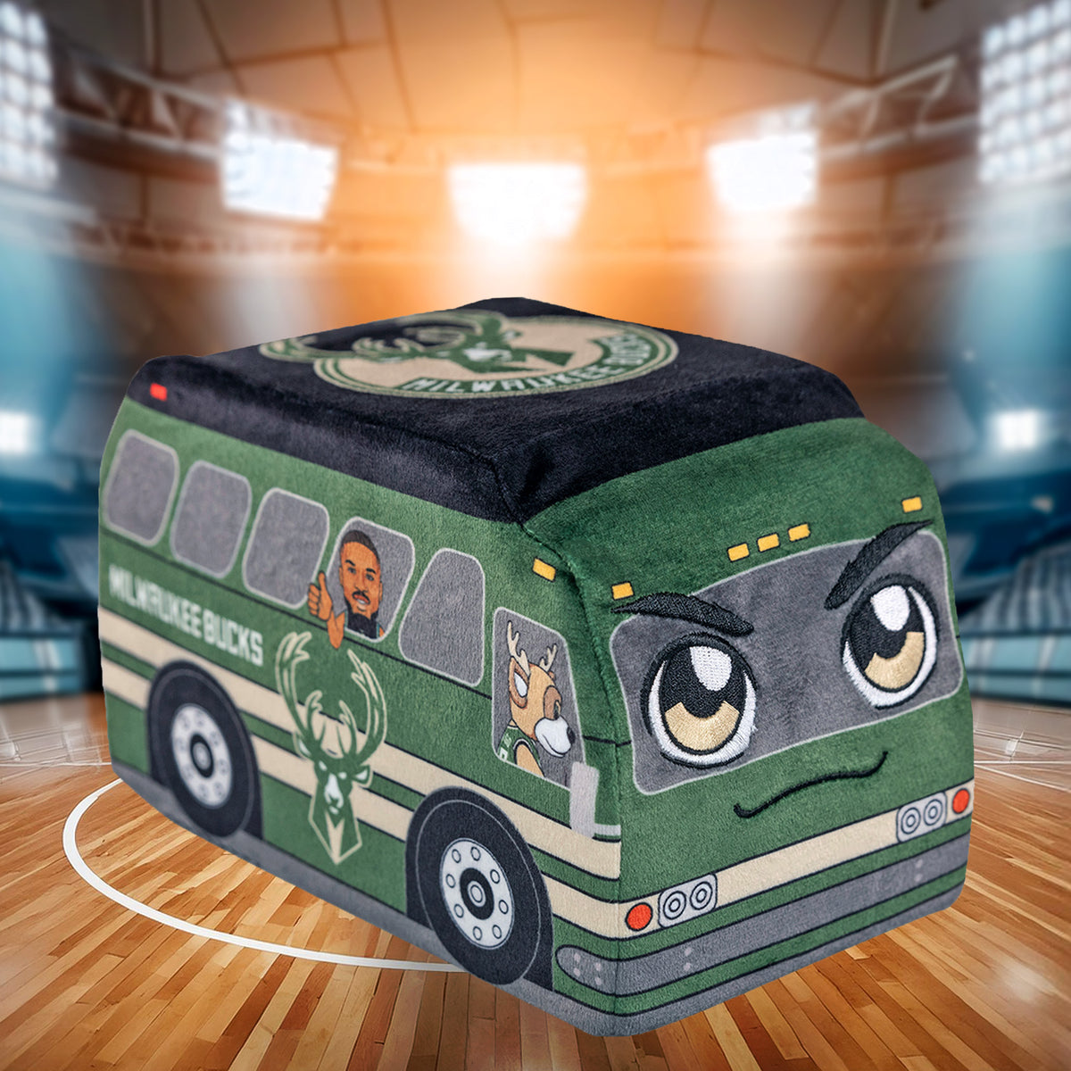 Milwaukee Bucks Team Bus 8&quot; Kuricha Plush