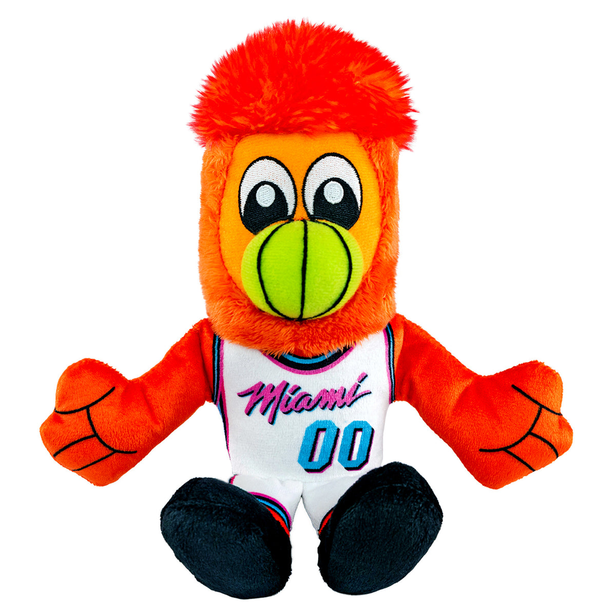 Miami Heat Burnie 8&quot; Mascot Kuricha Plush (Vice Edition)