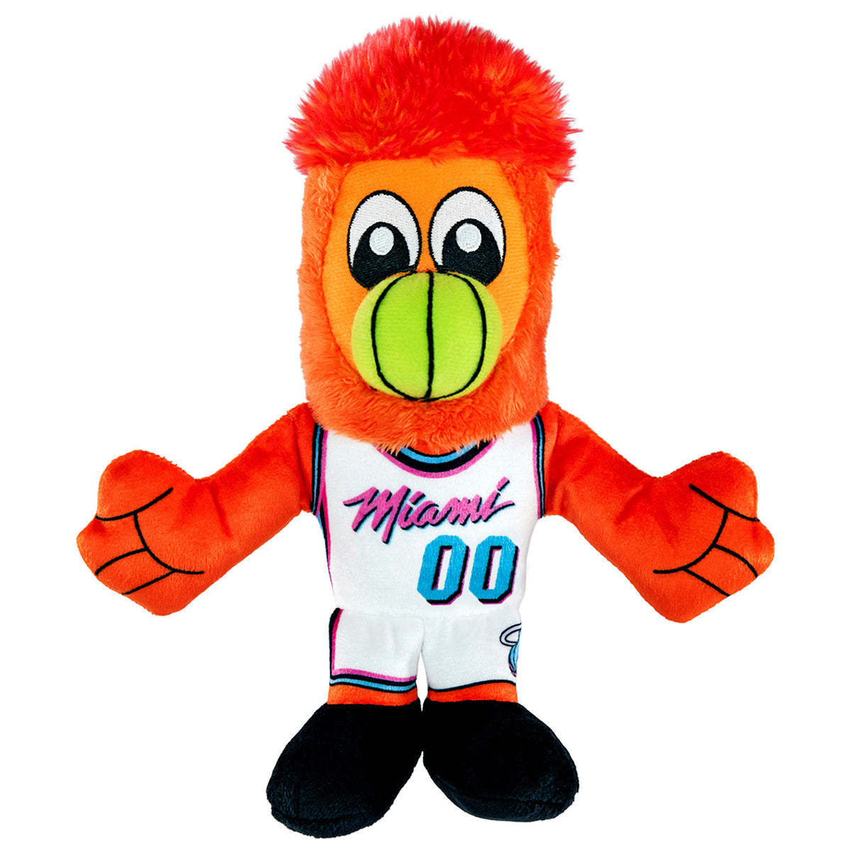 Miami Heat Burnie 8&quot; Mascot Kuricha Plush (Vice Edition)