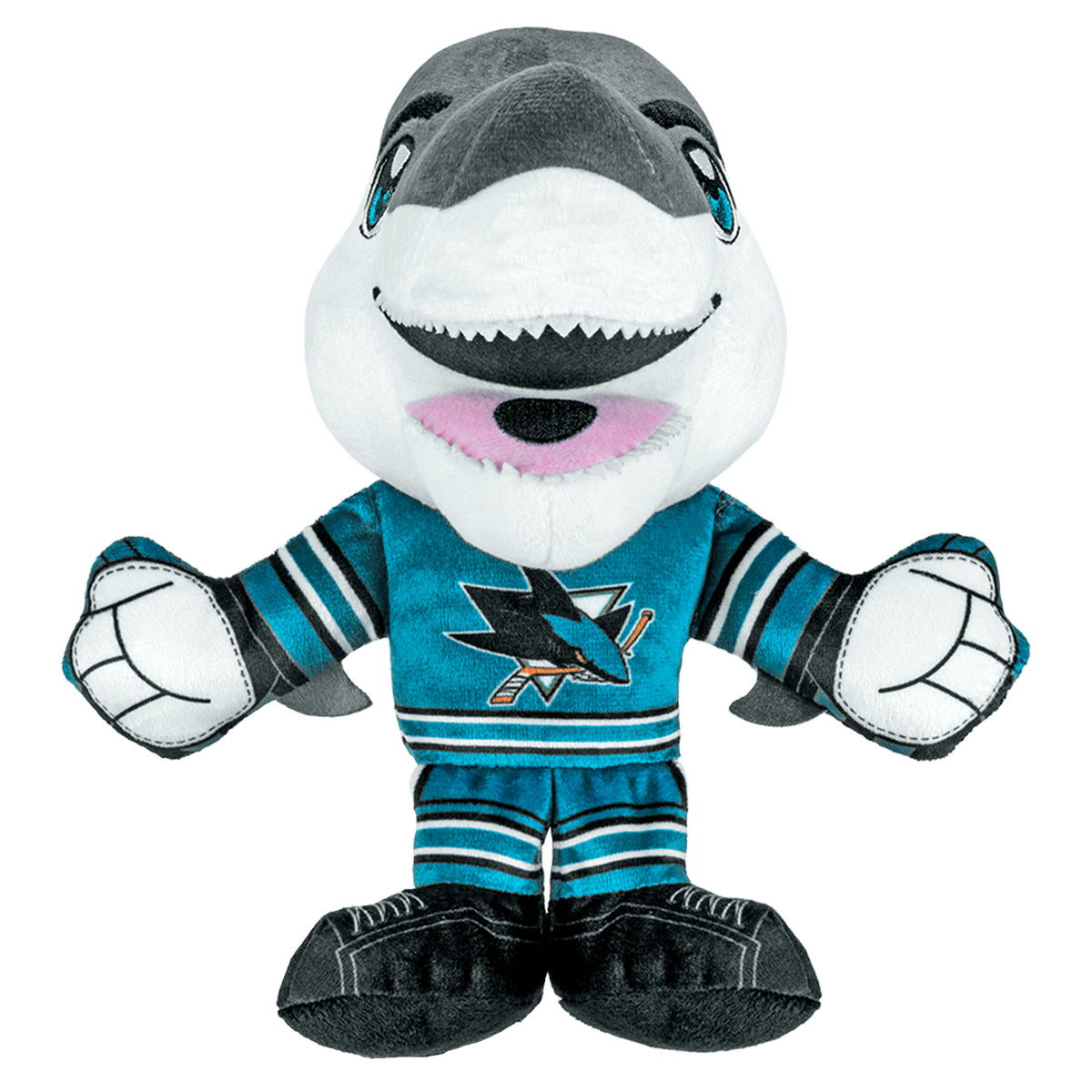 San Jose Sharks SJ Sharkie 8&quot; Kuricha Mascot Plush