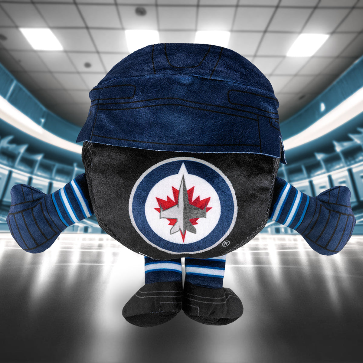 Winnipeg Jets 8&quot; Kuricha Hockey Puck Plush