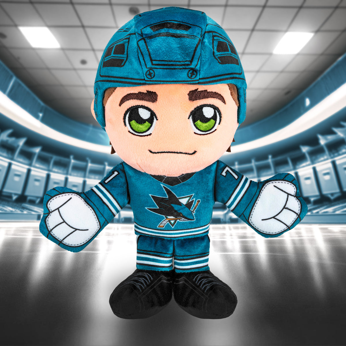 San Jose Sharks Macklin Celebrini 8&quot; Kuricha Plush