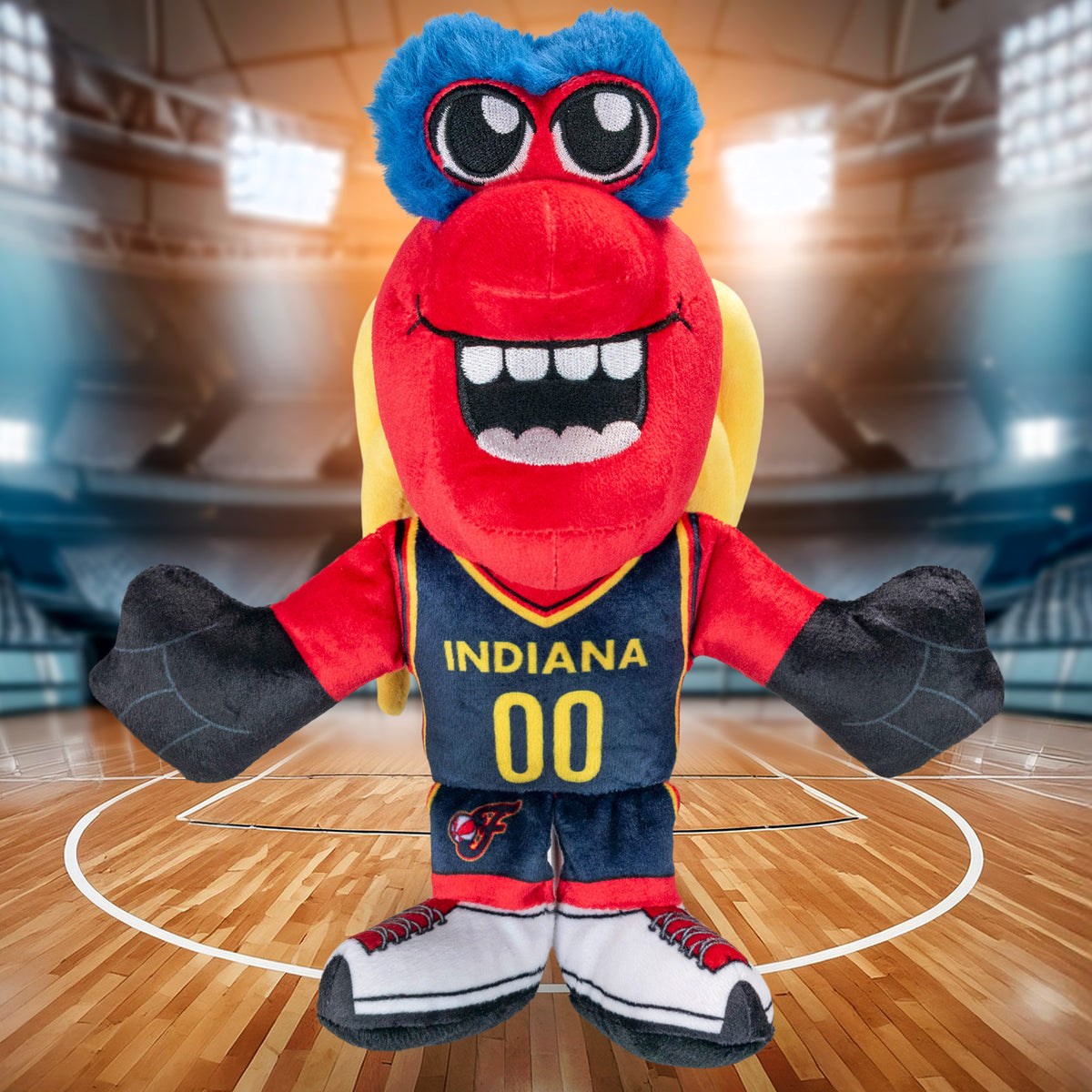 Indiana Fever Little Freddy 8&quot; Mascot Kuricha Plush