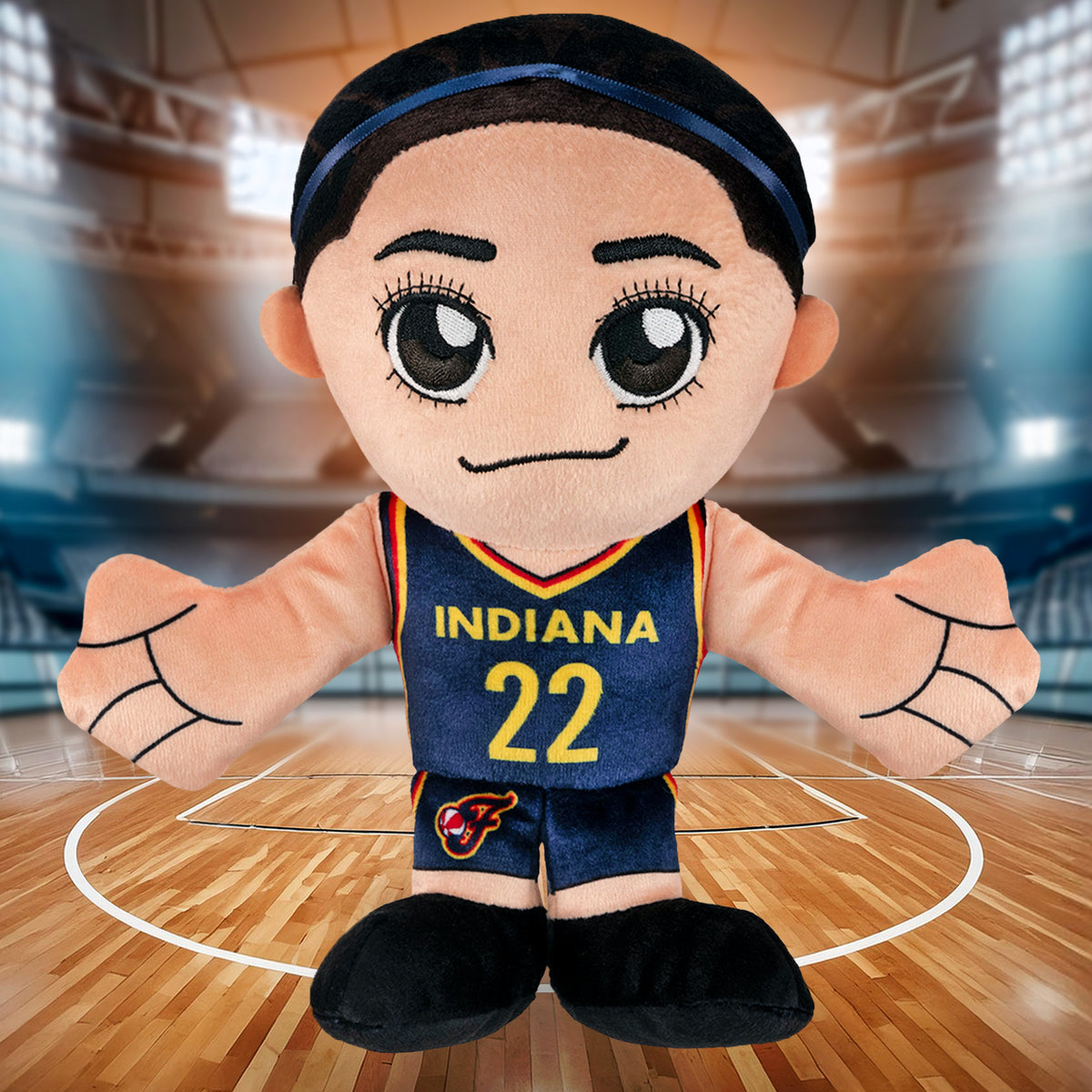 Indiana Fever Caitlin Clark 8&quot; Kuricha Plush