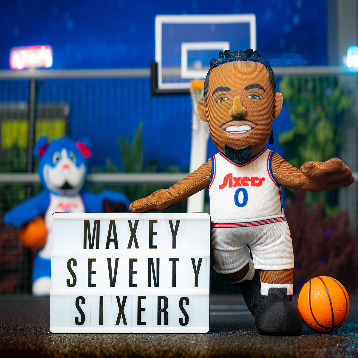 Philadelphia 76ers Tyrese Maxey 10&quot; Plush Figure (City Edition &#39;24-&#39;25)