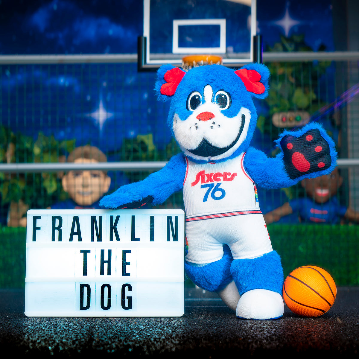 Philadelphia 76ers Franklin 10&quot; Mascot Plush Figure (City Edition &#39;24-&#39;25)