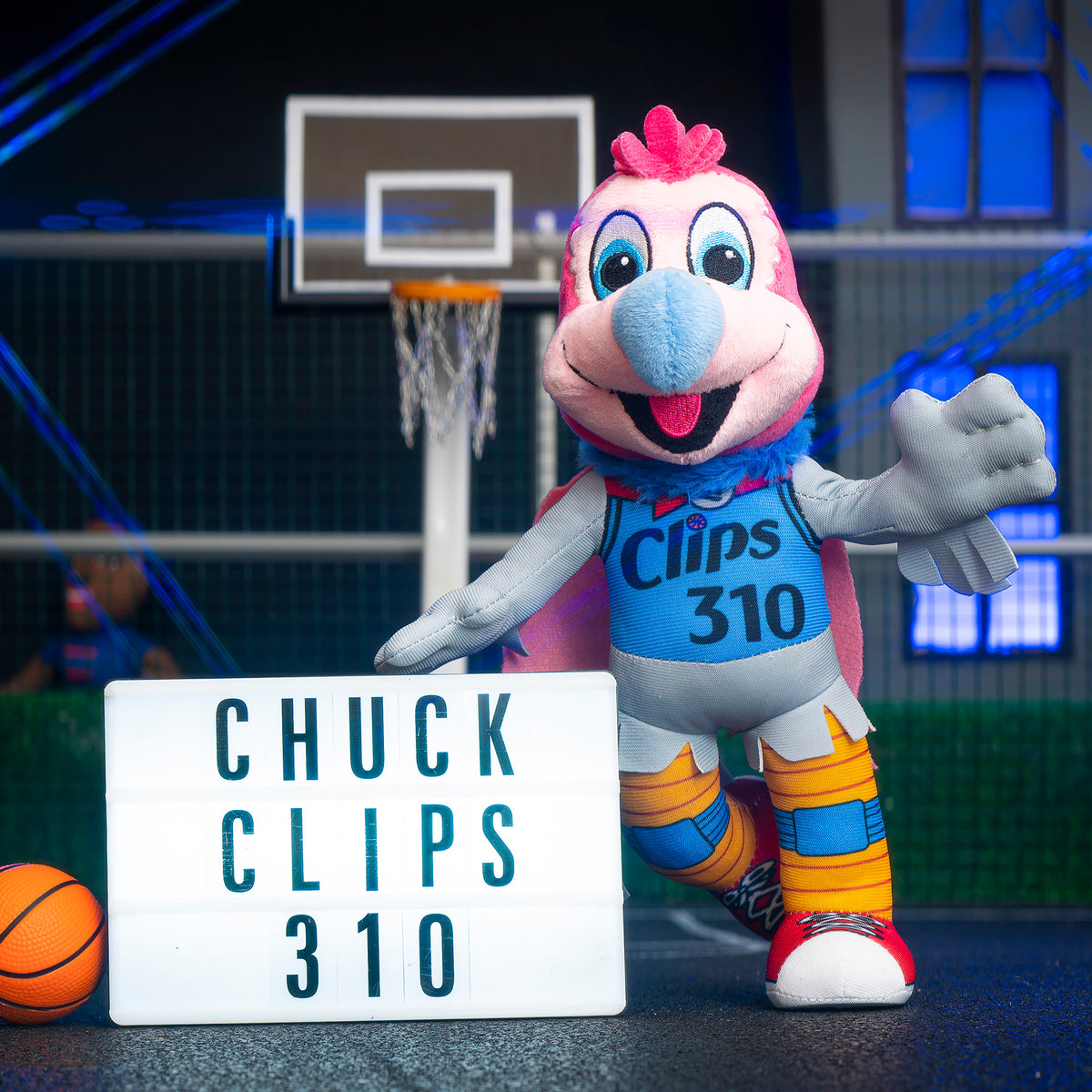 Los Angeles Clippers Chuck the Condor 10&quot; Mascot Plush Figure (City Edition)