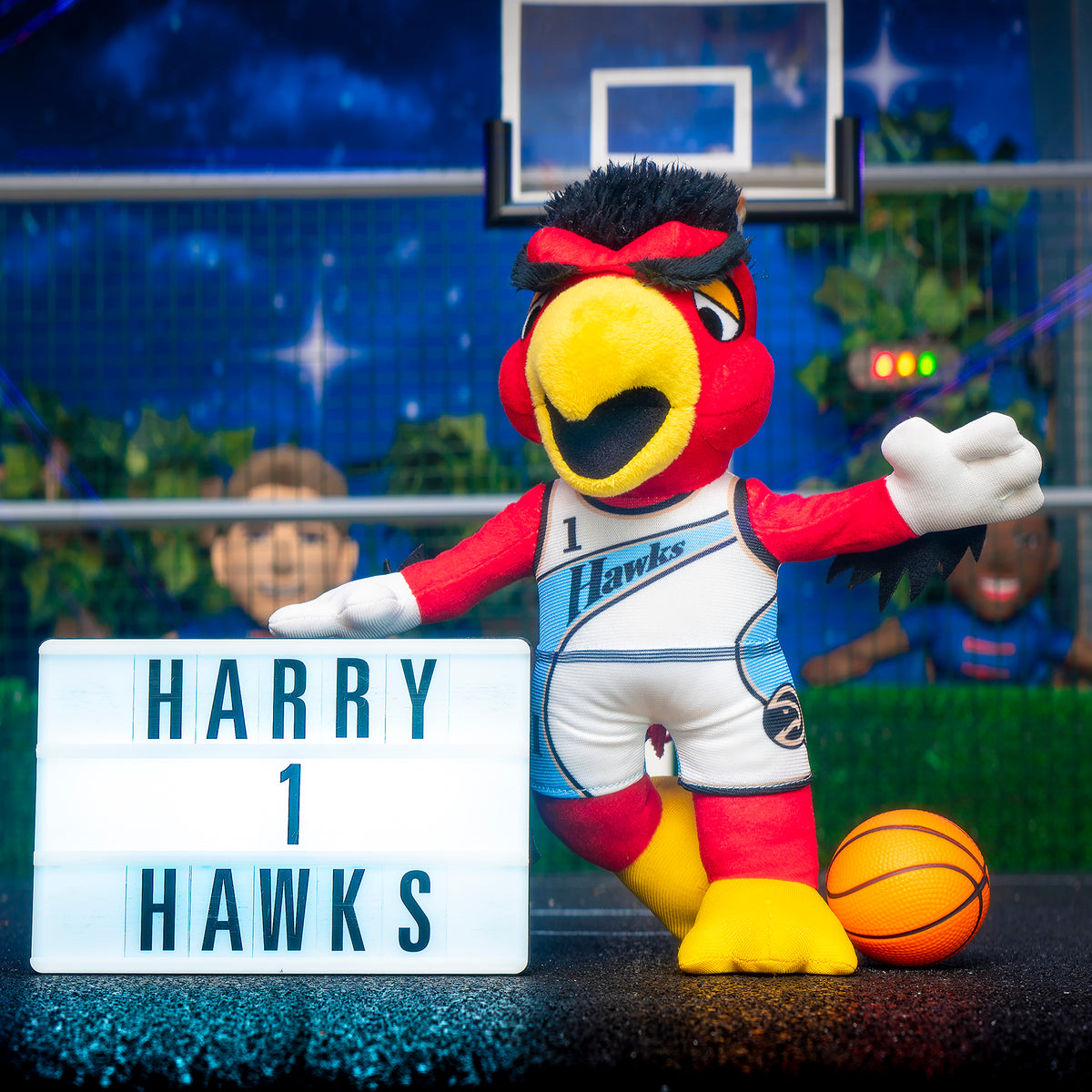 Atlanta Hawks Harry The Hawk 10&quot; Plush Figure (City Edition)