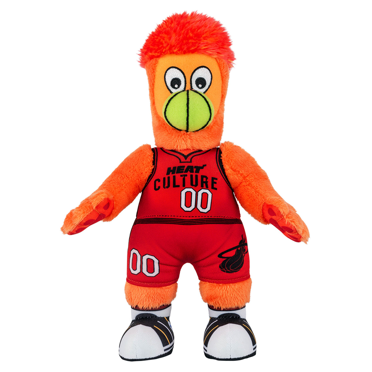 Miami Heat Burnie 10&quot; Plush Figure (Heat Culture City Edition Uniform)