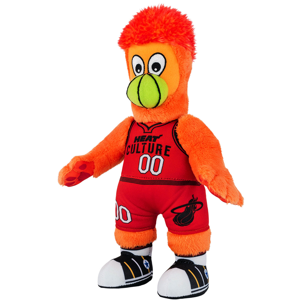 Miami Heat Burnie 10&quot; Plush Figure (Heat Culture City Edition Uniform)