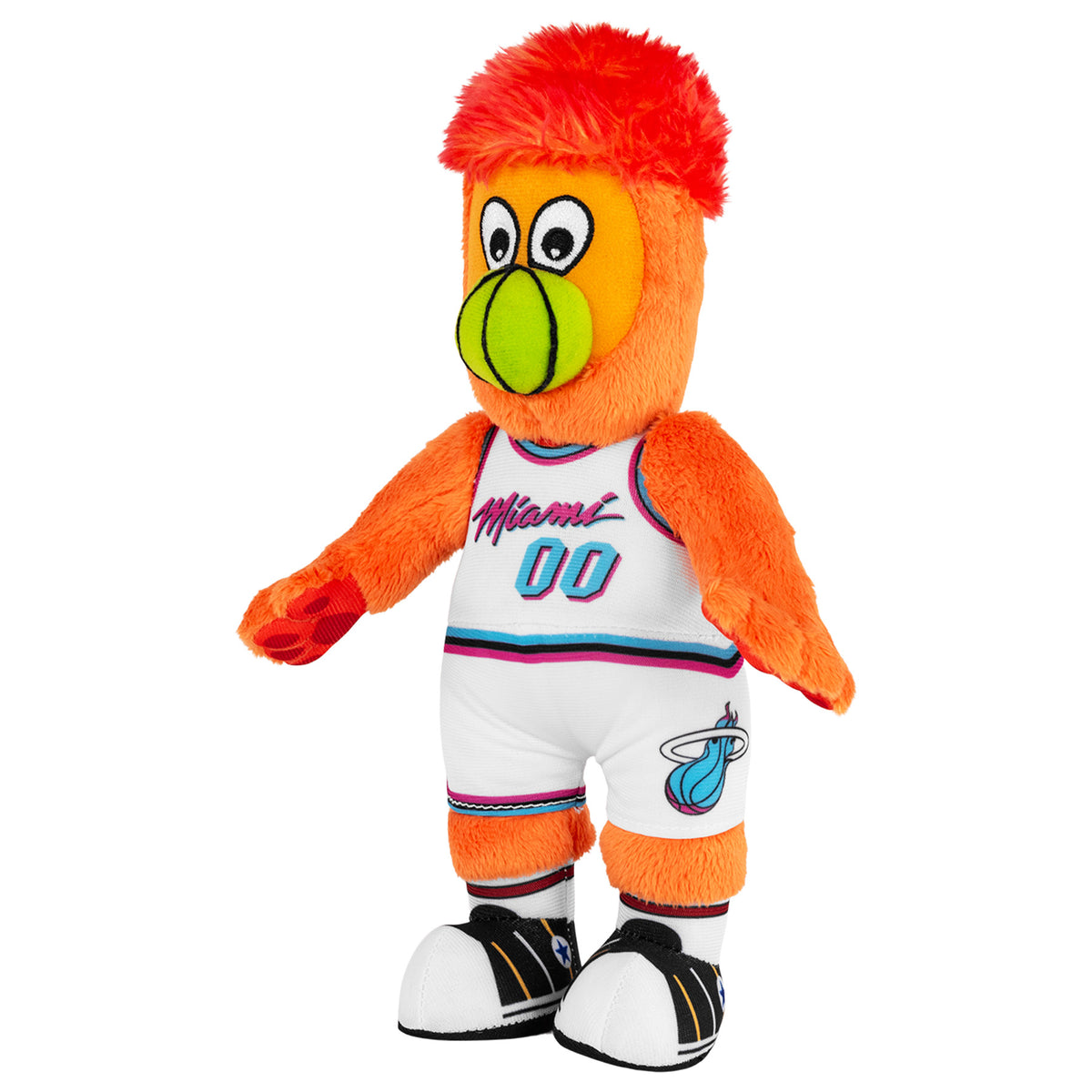 Miami Heat Burnie 10&quot; Plush Figure (Vice Edition Uniform)