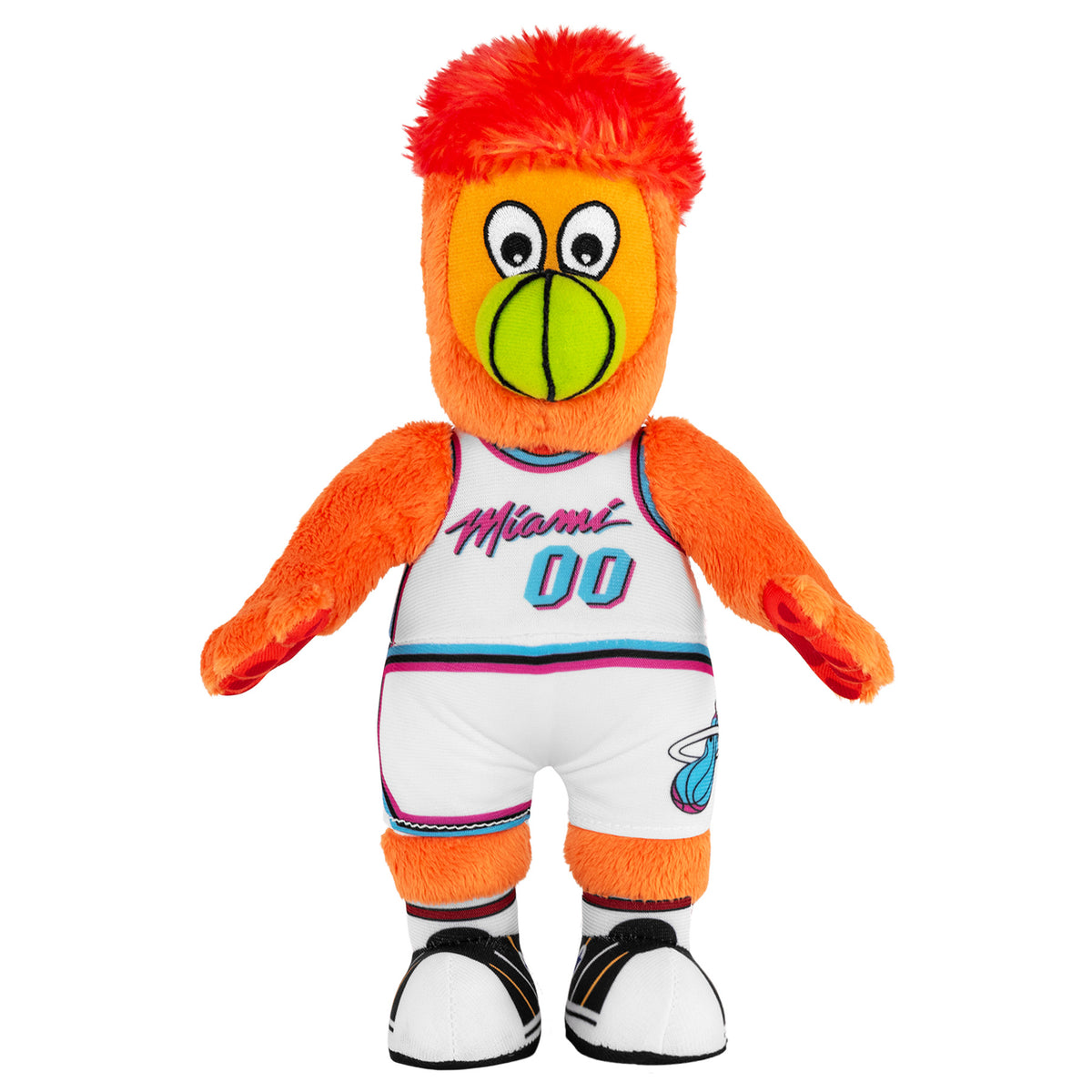 Miami Heat Burnie 10&quot; Plush Figure (Vice Edition Uniform)