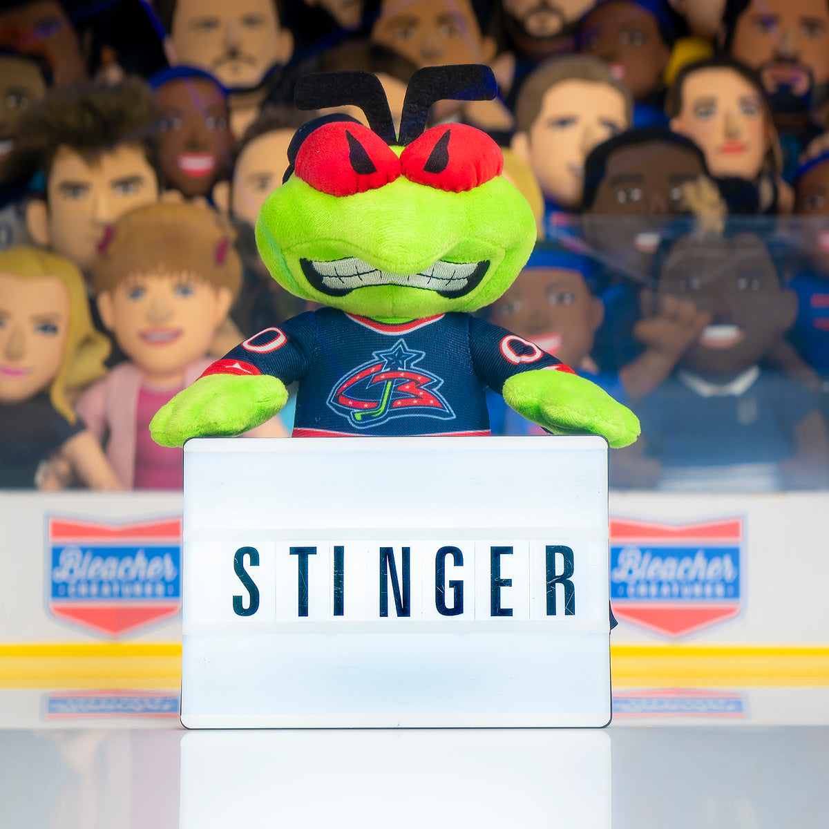 Columbus Blue Jackets Stinger 10&quot; Mascot Plush Figure (Throwback)