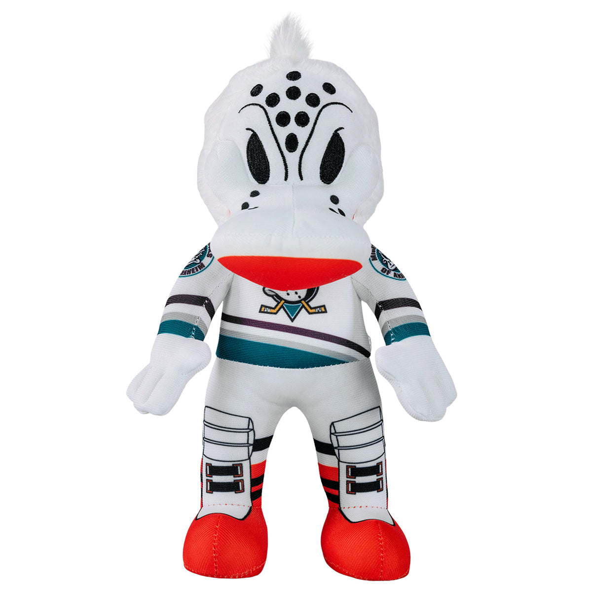 Anaheim Ducks Wild Wing 10&quot; Mascot Plush Figure (Teal Triangle Uniform)