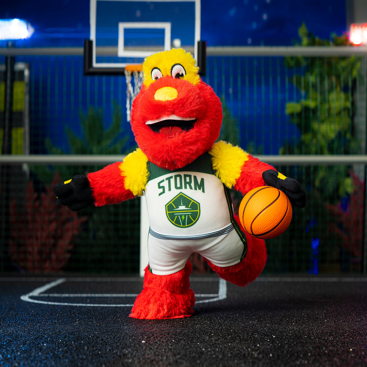 Seattle Storm Doppler 10&quot; Mascot Plush Figure (Heroine Jersey)