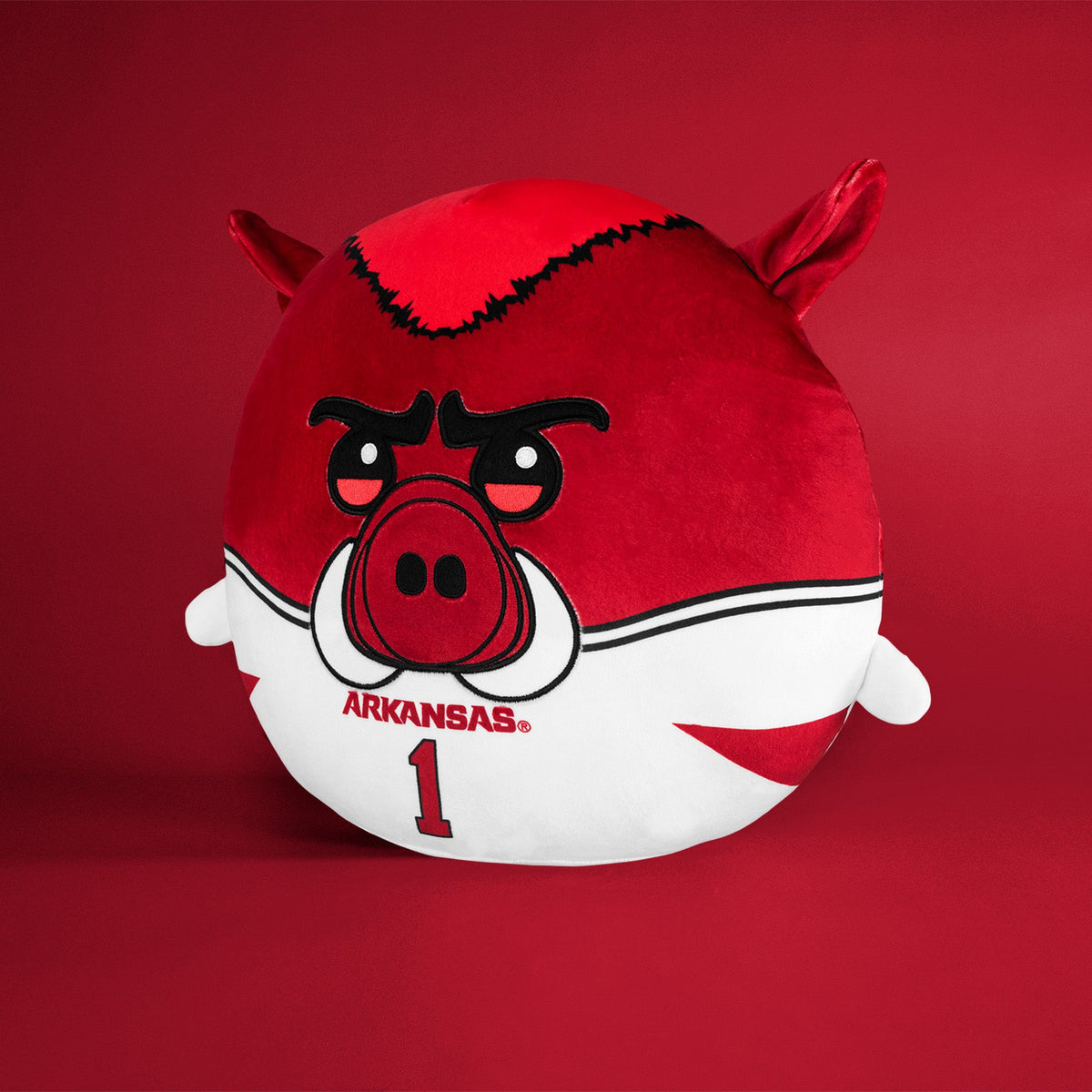 Arkansas Razorbacks Big Red 12&quot; Mascot Kiri Cloud Pillow Plushie