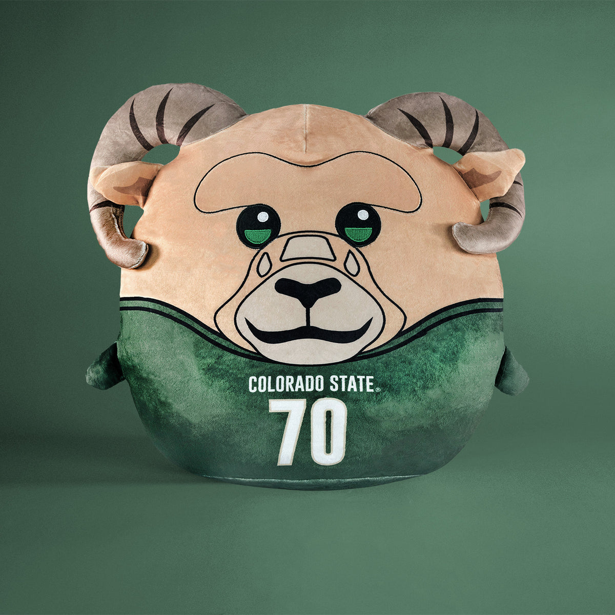 Colorado State Rams Cam the Ram 12&quot; Mascot Kiri Cloud Pillow Plushie