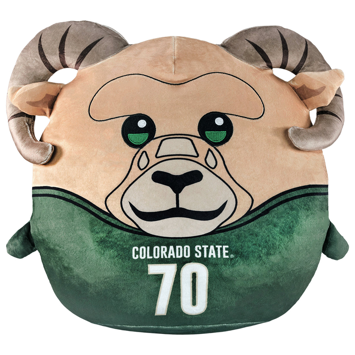 Colorado State Rams Cam the Ram 12&quot; Mascot Kiri Cloud Pillow Plushie