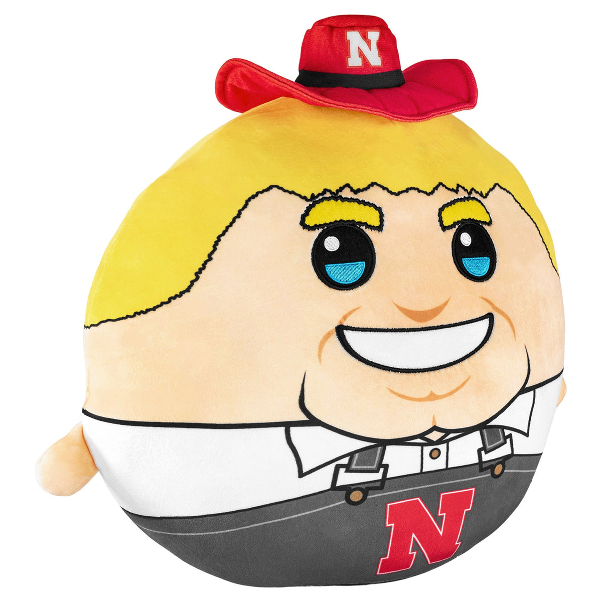 Nebraska Huskers Herbie 12&quot; Mascot Kiri Cloud Pillow Plushie