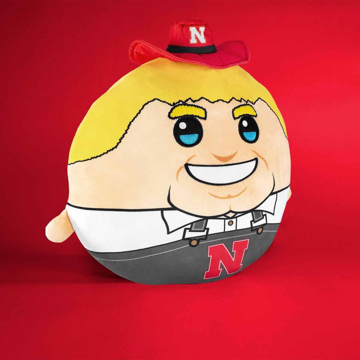 Nebraska Huskers Herbie 12&quot; Mascot Kiri Cloud Pillow Plushie