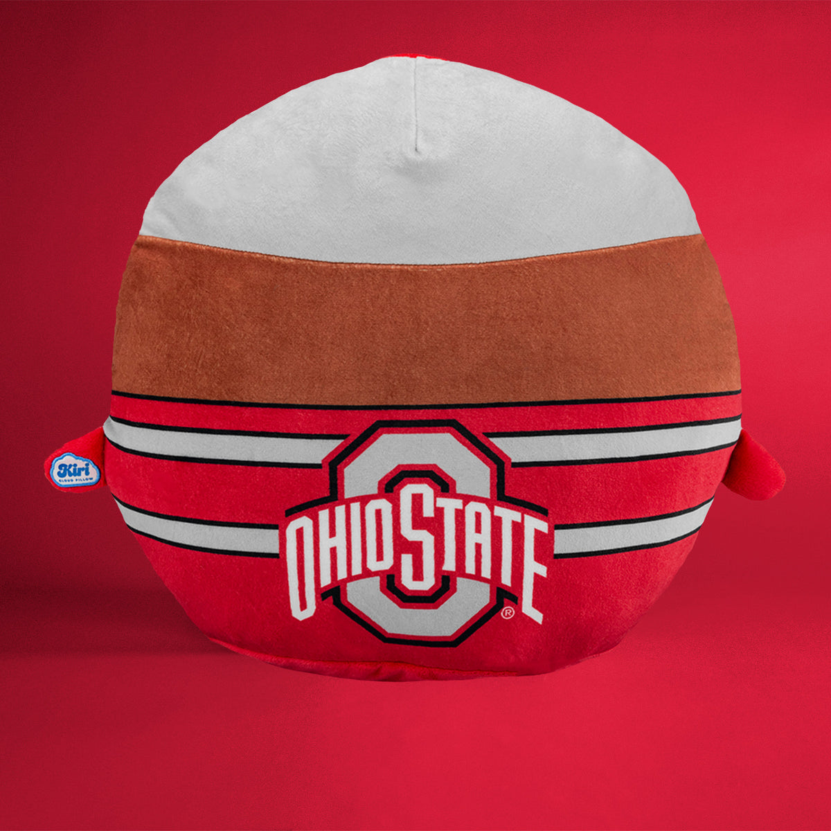 Ohio State Buckeyes Brutus 12&quot; Kiri Cloud Pillow Plushie