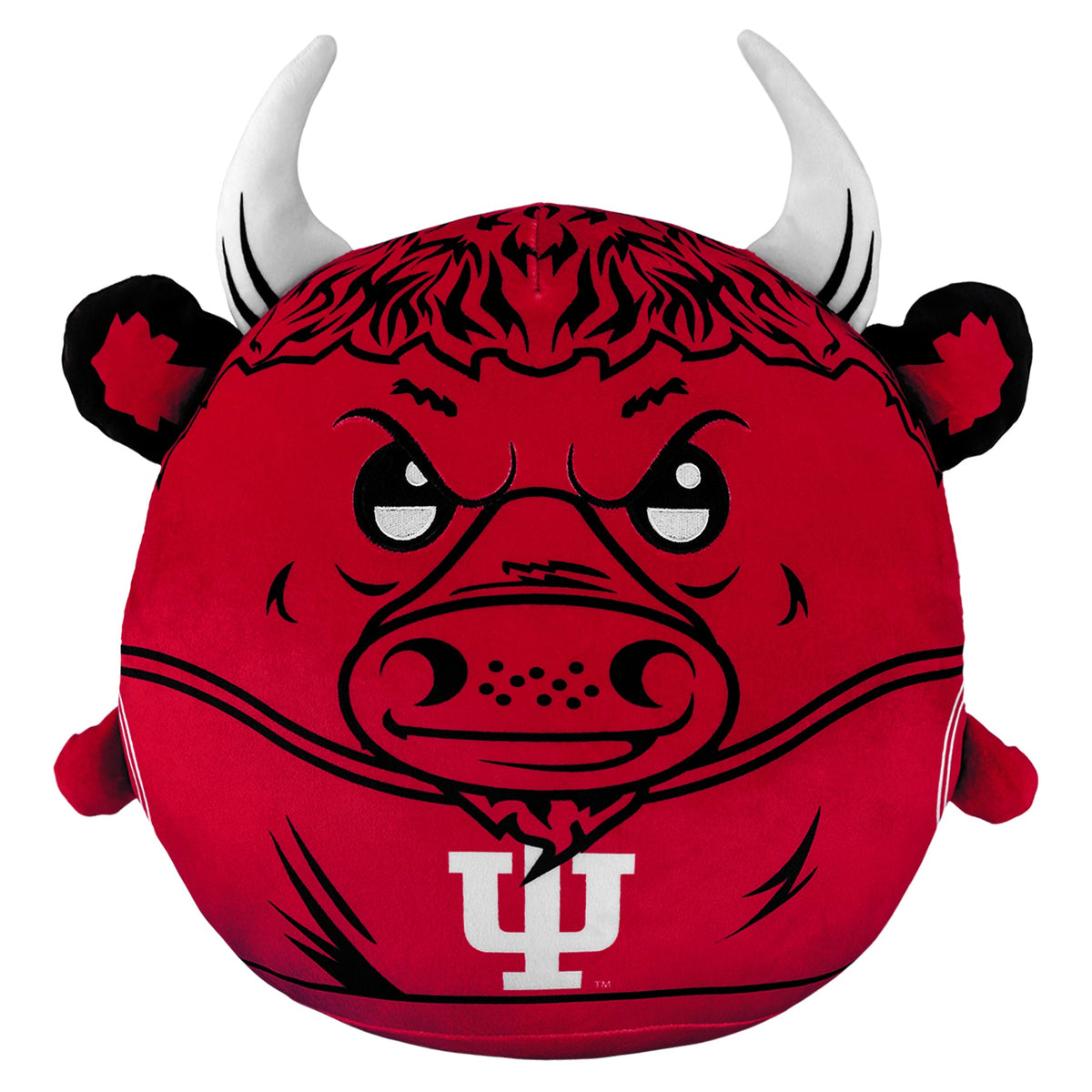 Indiana Hoosiers Bison 12&quot; Mascot Kiri Cloud Pillow Plushie