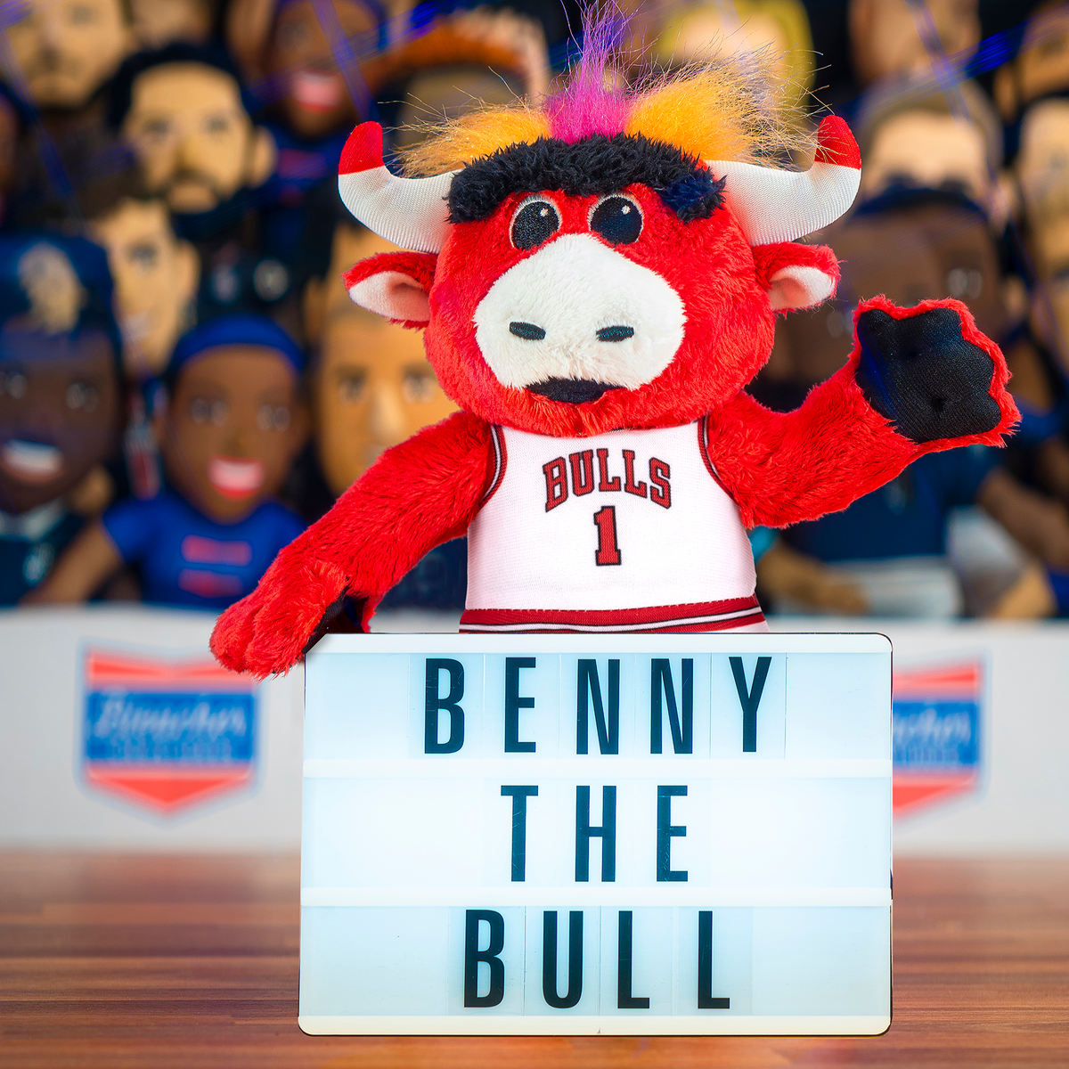 Chicago Bulls Benny the Bull 10&quot; Mascot Plush Figure